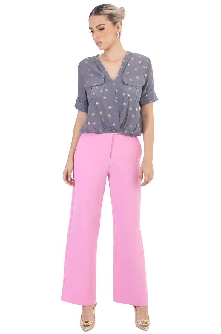 Blusa - 554021 - GRI - Reina Diaz
