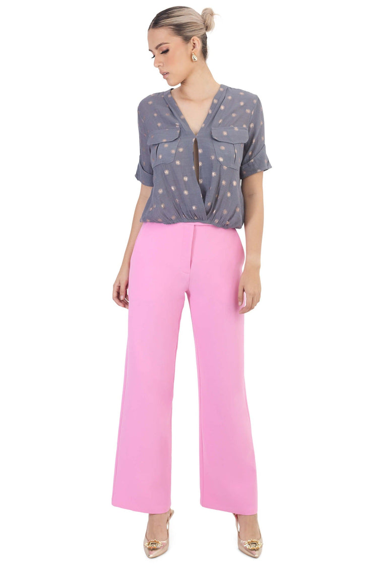Blusa - 554021 - GRI - Reina Diaz