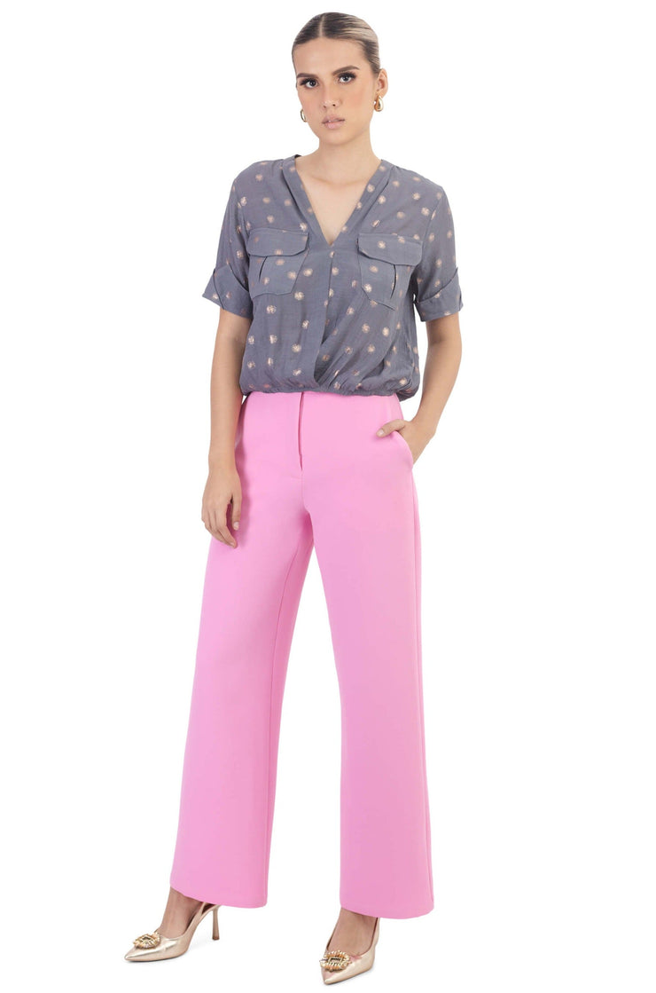 Blusa - 554021 - GRI - Reina Diaz