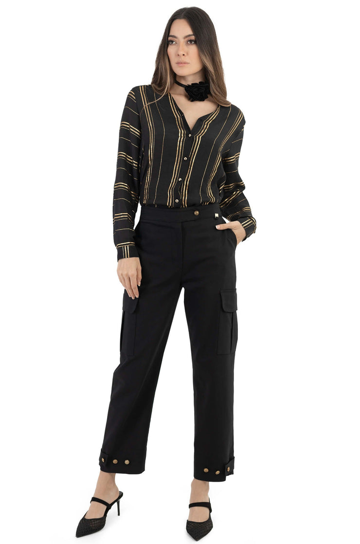 Blusa - 752431 - NEG - Reina Diaz