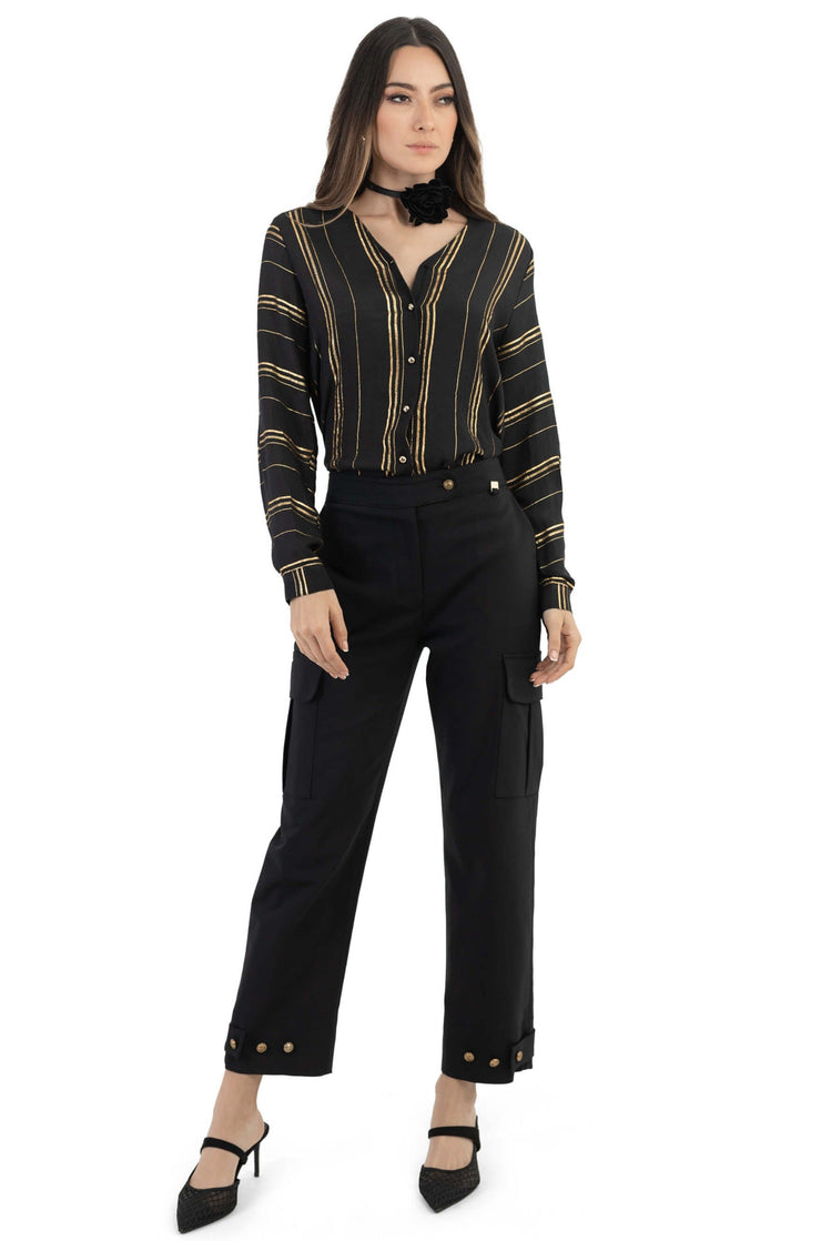 Blusa - 752431 - NEG - Reina Diaz