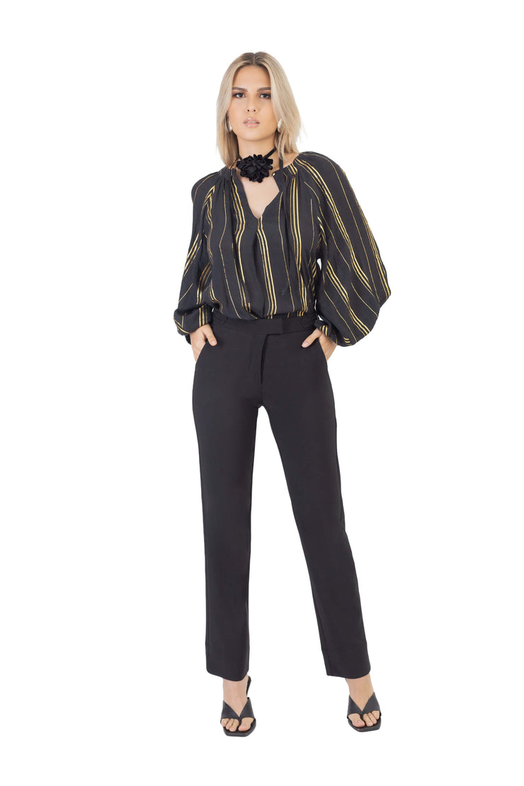 Blusa - 752434 - NEG - Reina Diaz