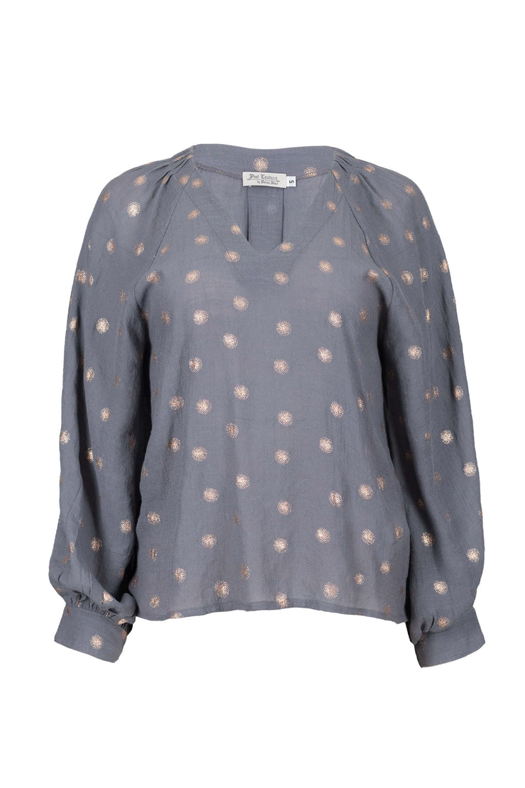 Blusa - 752435 - GRI - Reina Diaz