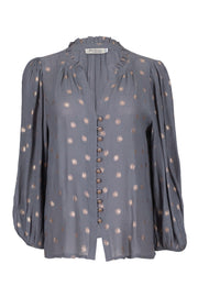 Blusa - 752437 - GRI - Reina Diaz
