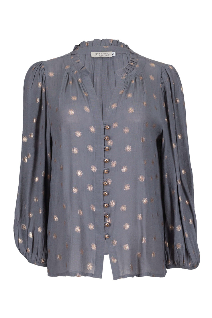 Blusa - 752437 - GRI - Reina Diaz