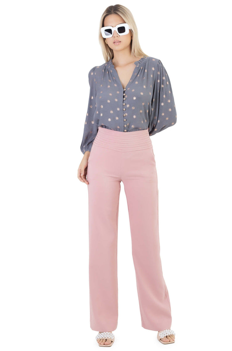Blusa - 752437 - GRI - Reina Diaz