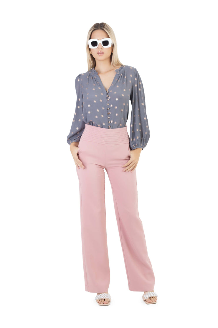 Blusa - 752437 - GRI - Reina Diaz