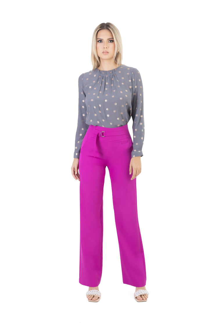 Blusa - 752438 - GRI - Reina Diaz