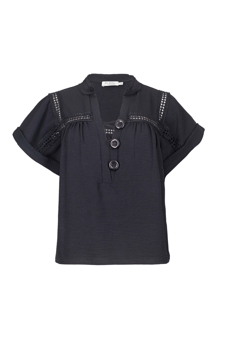 Blusa - 752447 - NEG - Reina Diaz