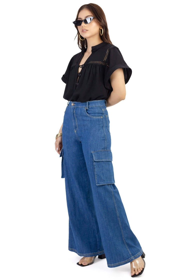 Blusa - 752447 - NEG - Reina Diaz