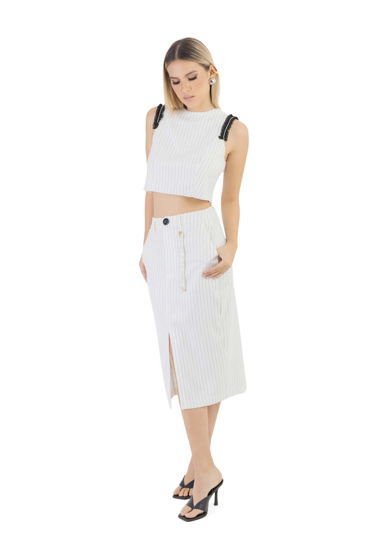 Falda - 541281 - BCO - Reina Diaz
