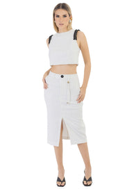 Falda - 541281 - BCO - Reina Diaz