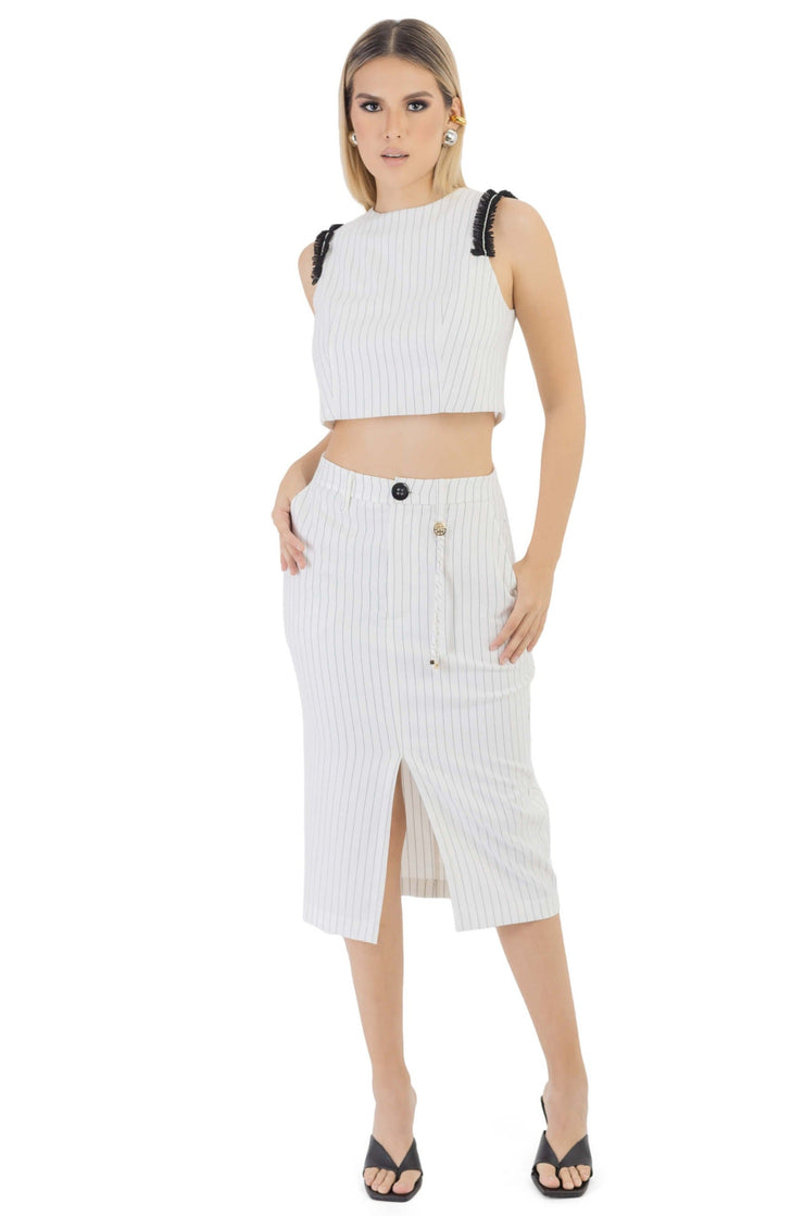Falda - 541281 - BCO - Reina Diaz
