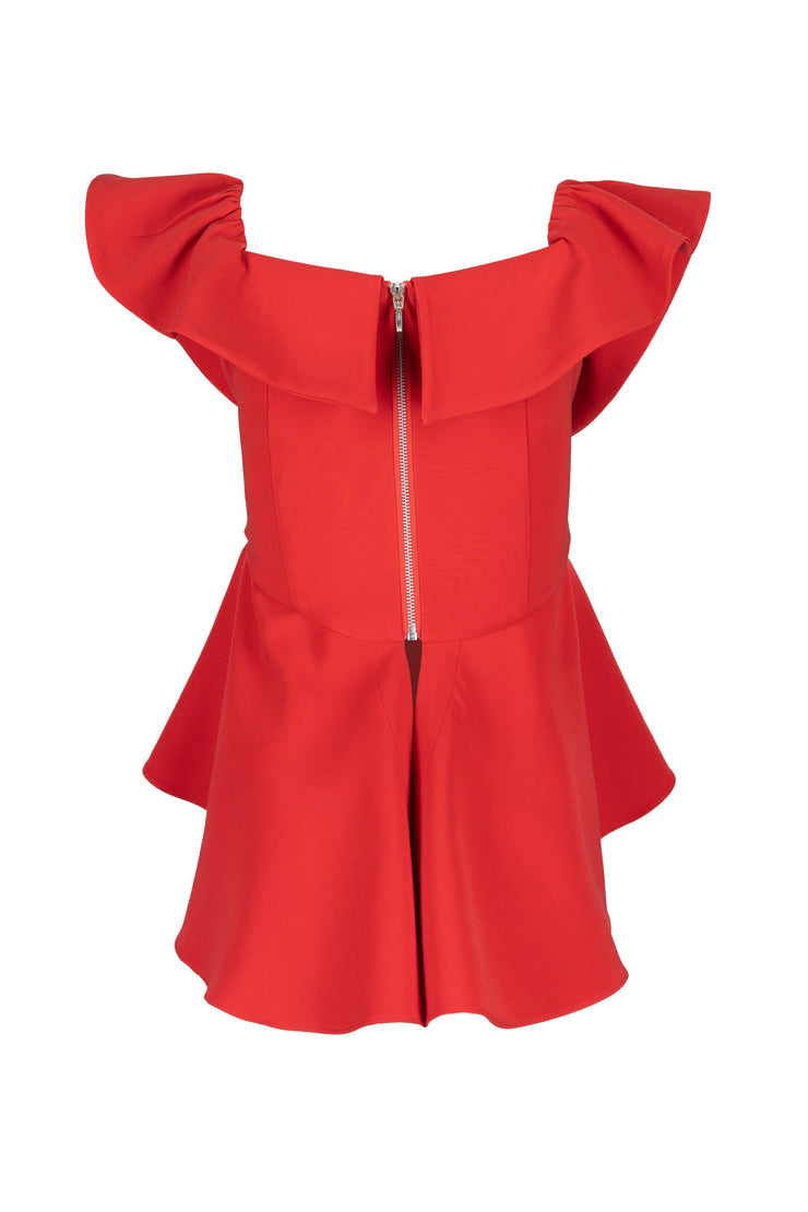 Outfit Blusa 752363 - Pantalón 730847 - ROJ - Reina Diaz