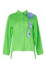 Outfit Camisa 752484 LIM - Short 730873 AZU - Reina Diaz