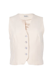Outfit Chaleco 501405 BEI - Bermuda 531860 MAN - Reina Diaz