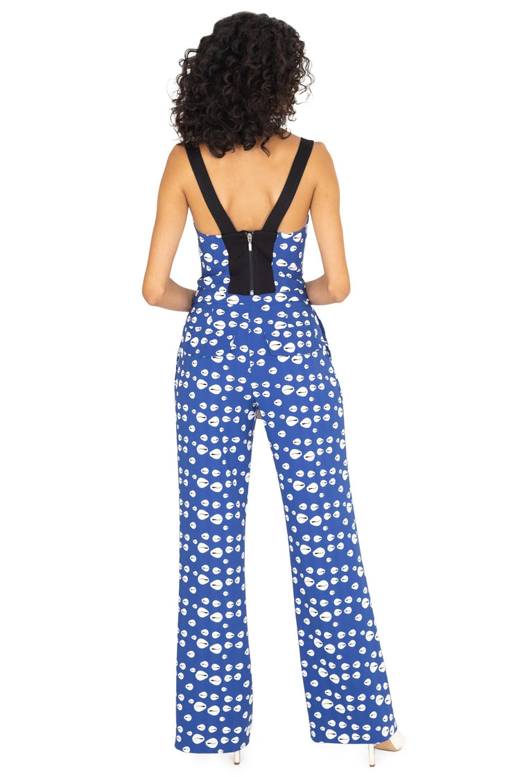 Outfit Top 553804 AZU - Pantalón 531789 AZU - Reina Diaz