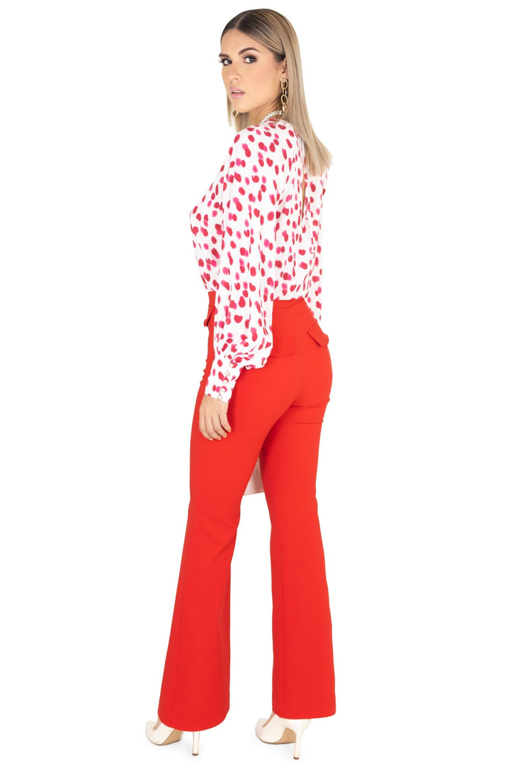 Pantalón - 531811 - ROJ - Reina Diaz