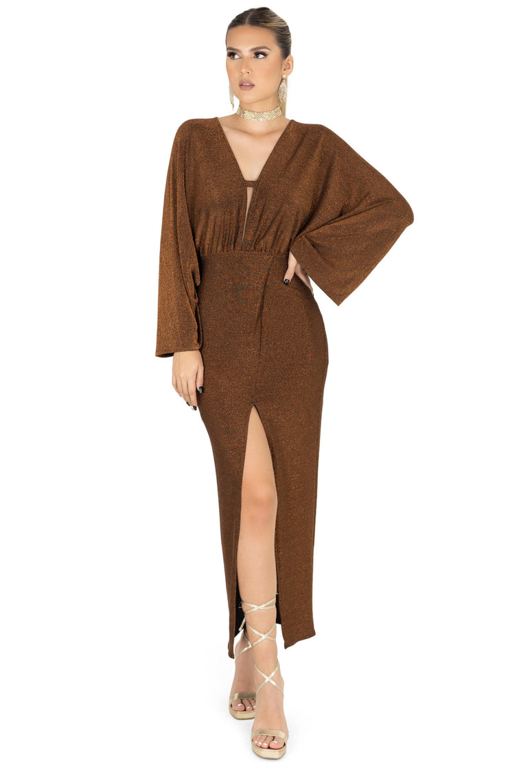 Vestido - 525546 - BRO - Reina Diaz