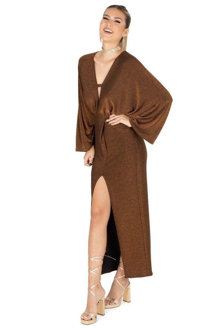 Vestido - 525546 - BRO - Reina Diaz