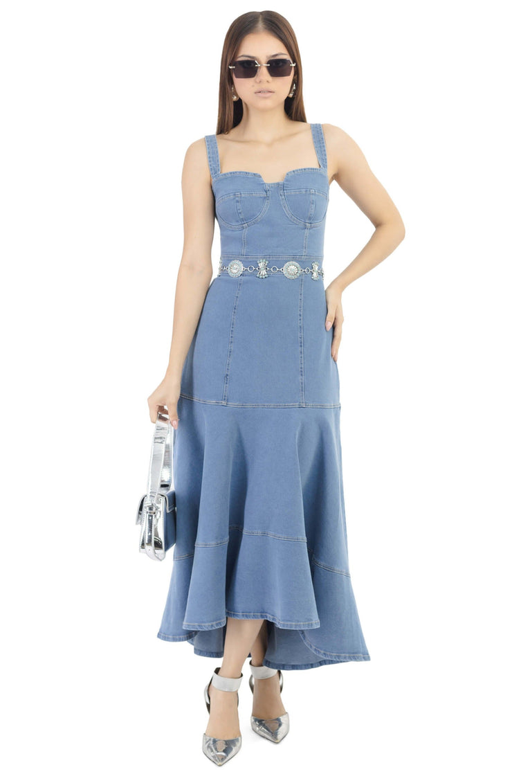 Vestido - 722645 - AZU - Reina Diaz