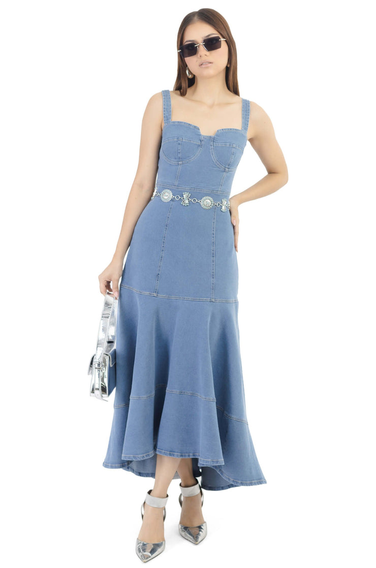 Vestido - 722645 - AZU - Reina Diaz