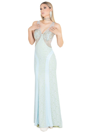 Vestido - F420162 - AZU - Reina Diaz
