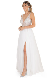 Vestido - F420393 - BCO - Reina Diaz