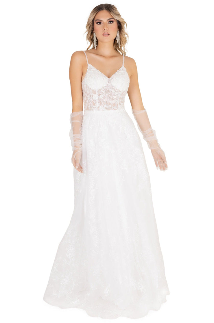 Vestido - F421161 - BCO - Reina Diaz