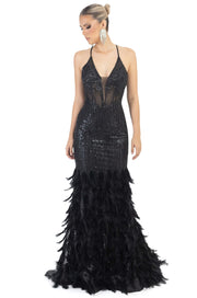 Vestido - F421162 - NEG - Reina Diaz