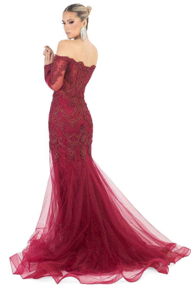 Vestido - F421252 - ROJ - Reina Diaz