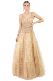 Vestido - F421262 - ORO - Reina Diaz